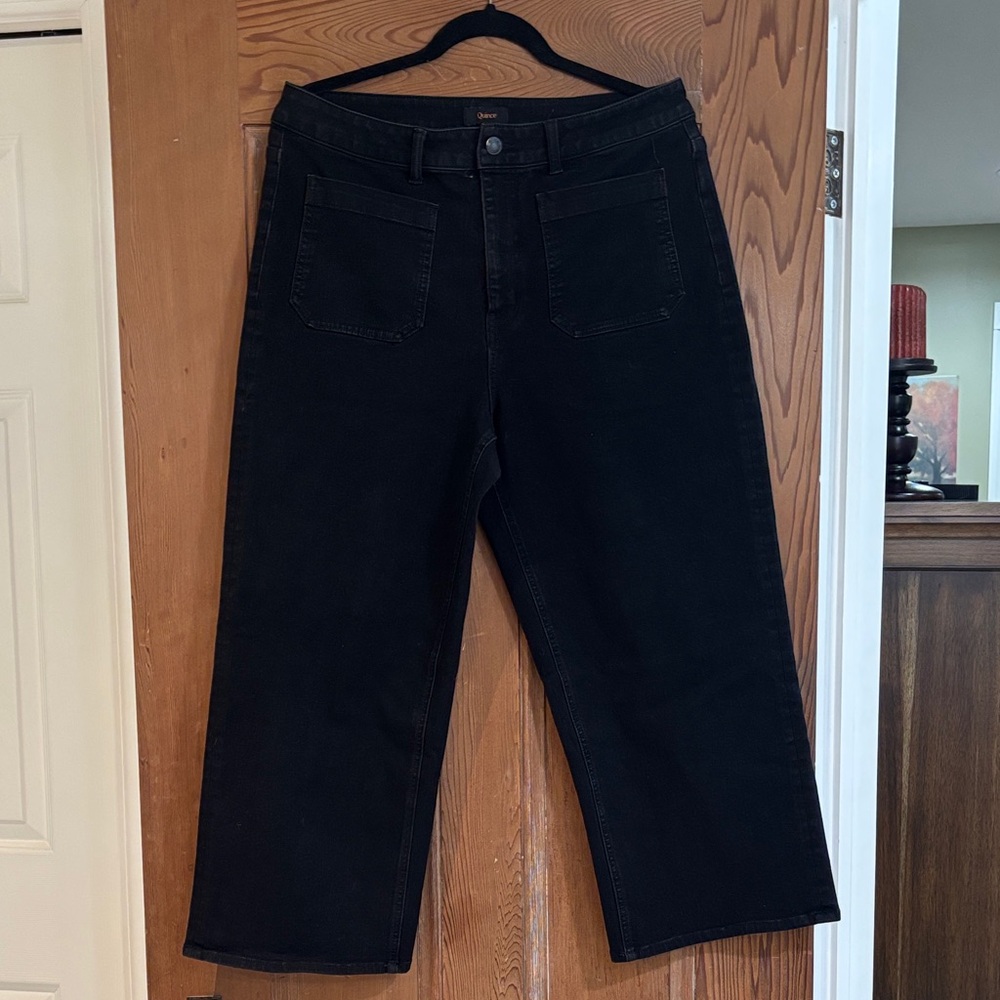 Quince Black Denim Jeans Size 32